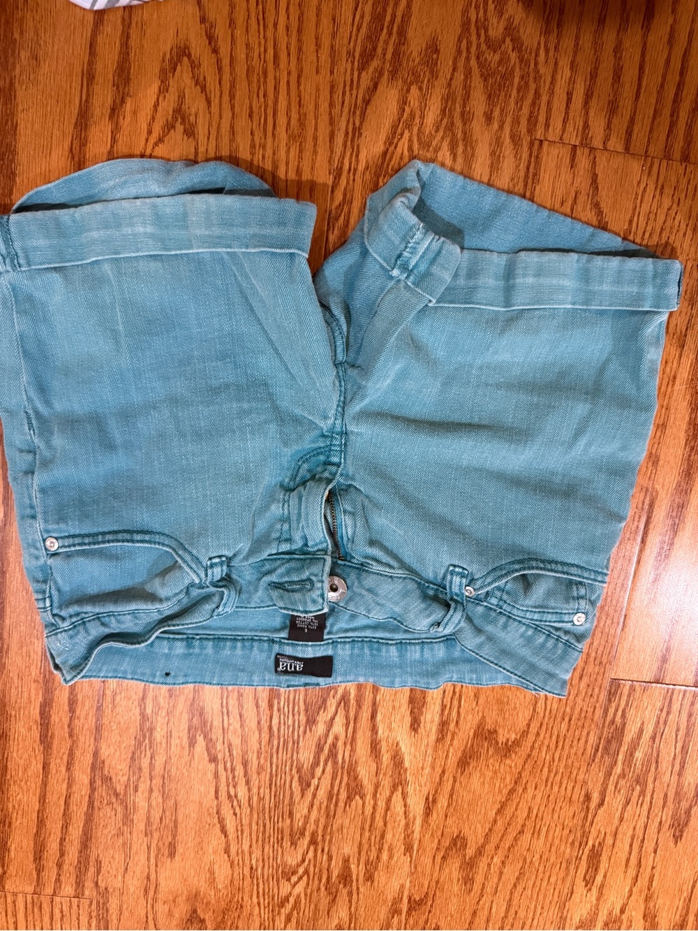 Women's Teal Denim Shorts - Classic Casual Fit